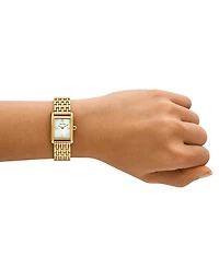 Tory Burch Women's The Eleanor Quartz Gold-Tone Stainless Steel Bracelet Watch 19mm