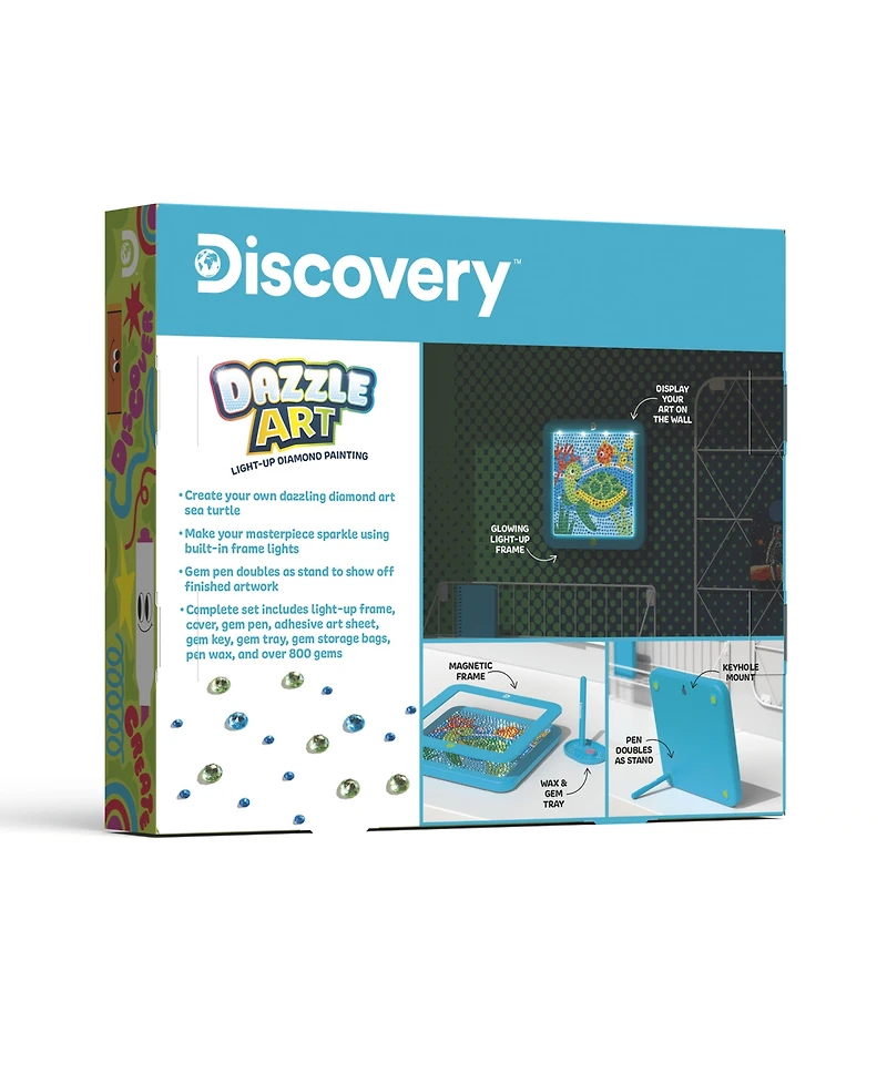 Discovery Kids Dazzle Art Light-Up Diamond Painting Kit