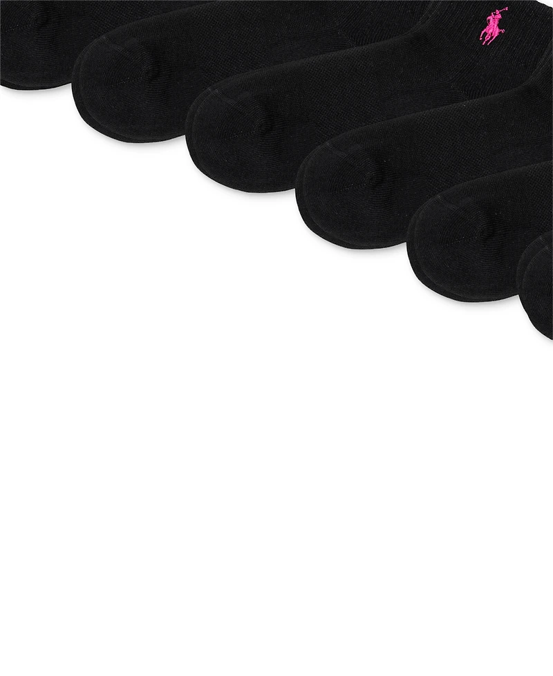 Polo Ralph Lauren Women's 6-Pk. Cushion Quarter Socks