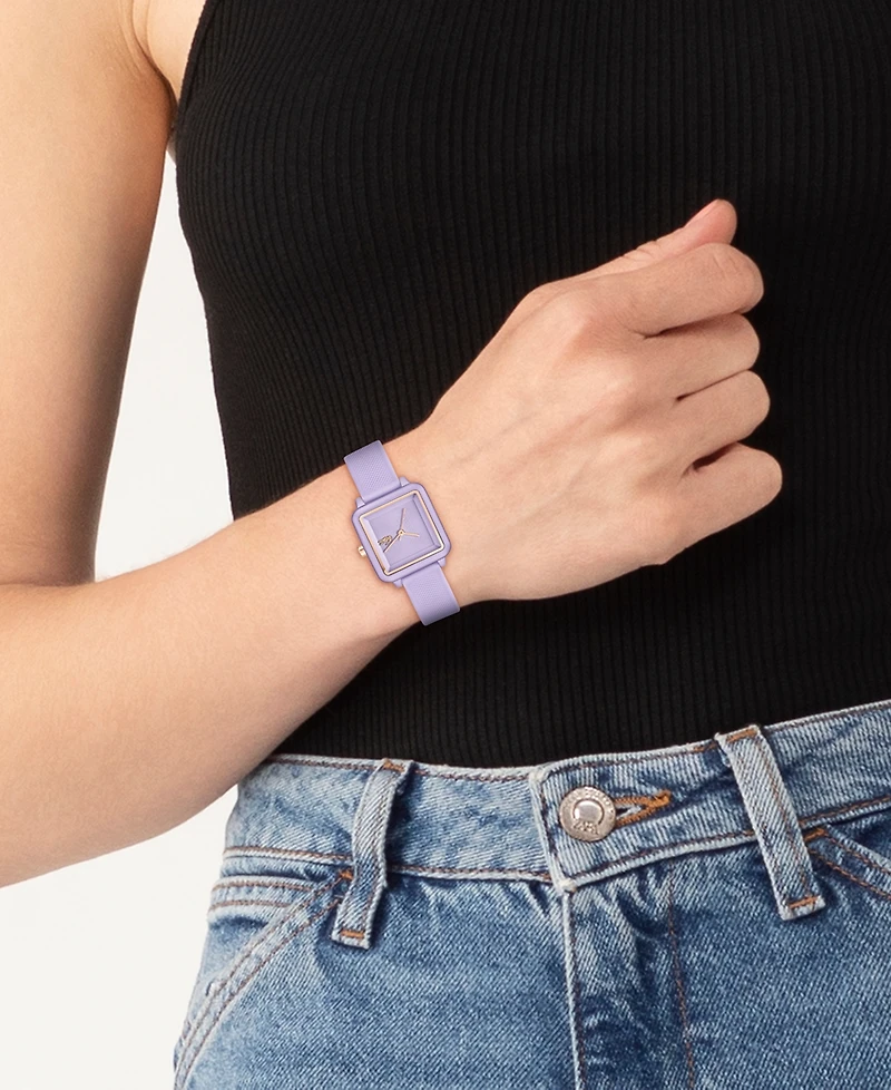 Lacoste Women's Lacoste 12.12 Flow Purple Silicone Strap Watch 26mm