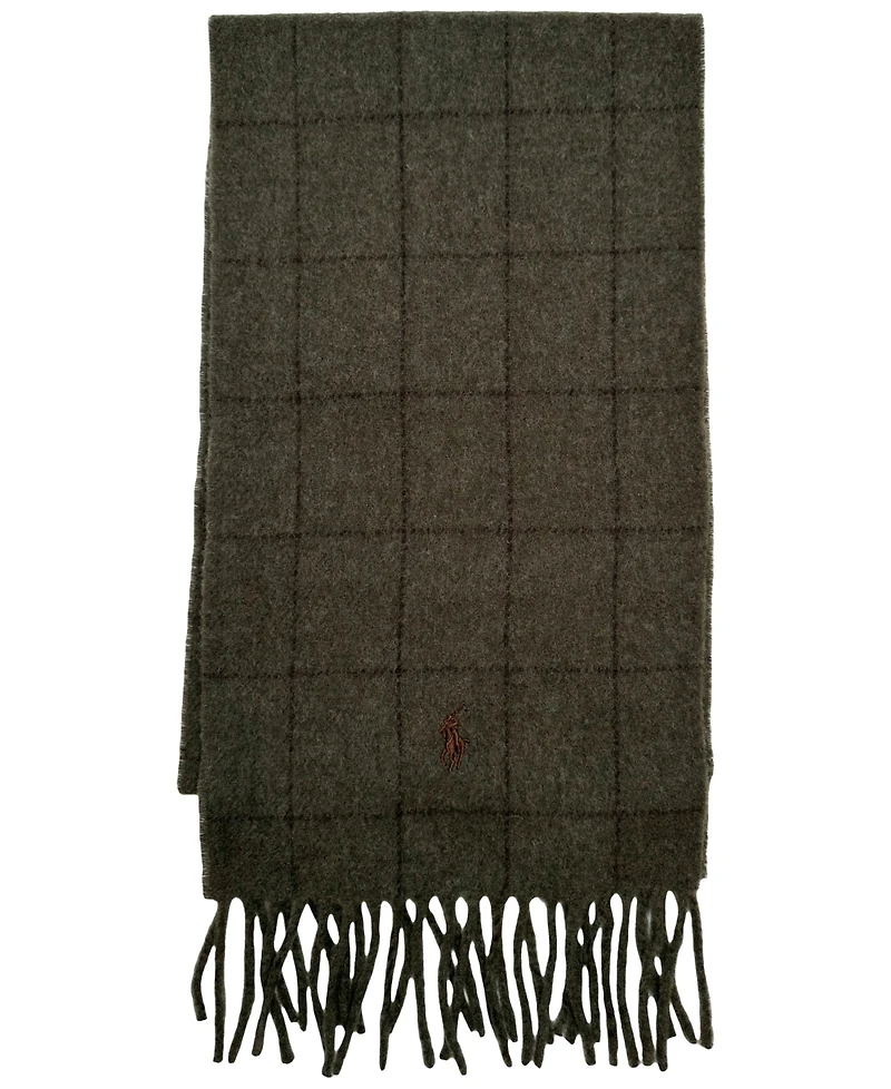 Polo Ralph Lauren Men's Reversible Windowpane Scarf