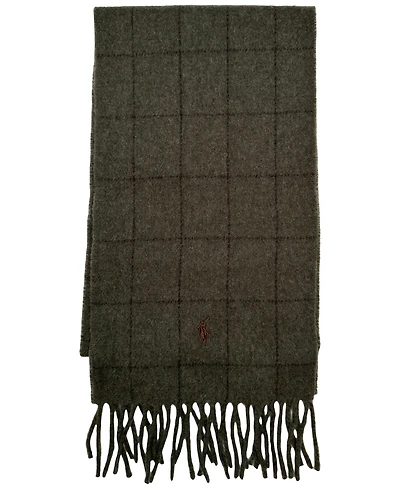 Polo Ralph Lauren Men's Reversible Windowpane Scarf