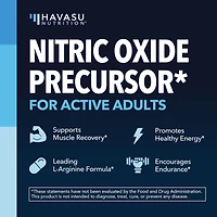 L-Arginine Capsules for Men's Stamina, Endurance & Performance, Havasu Nutrition