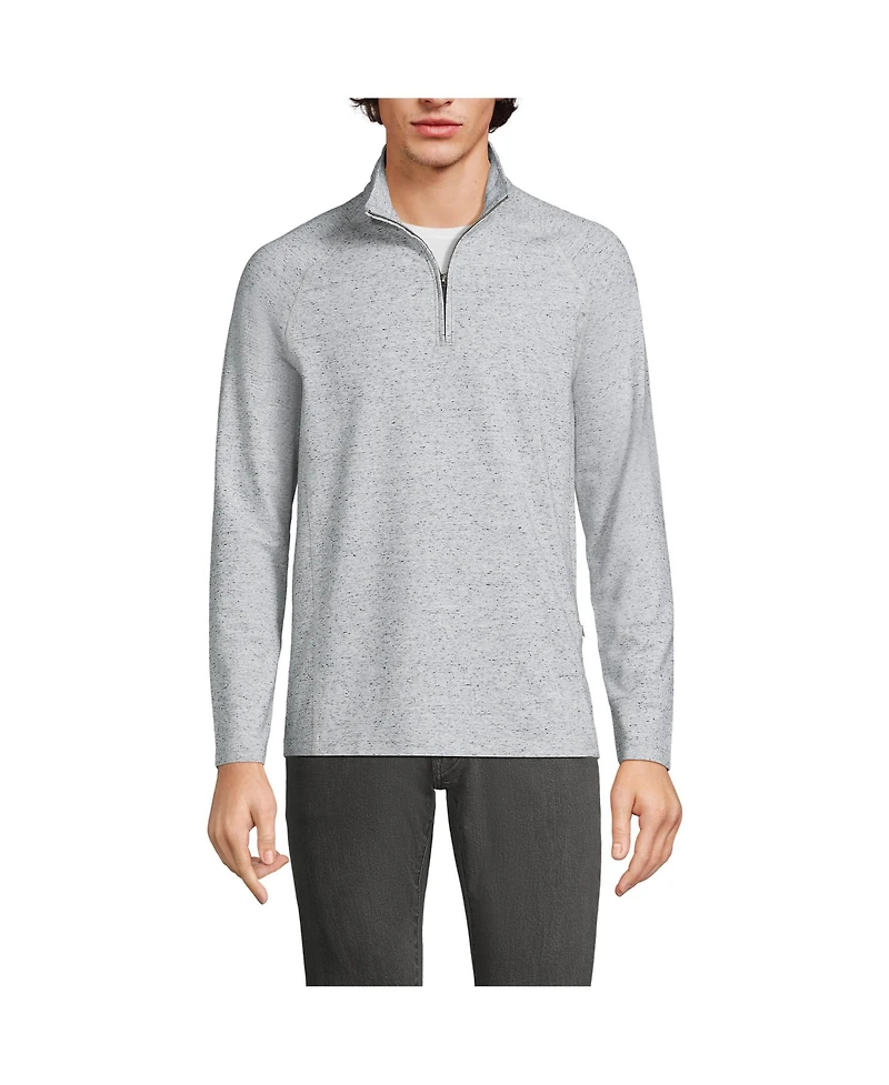 Lands' End Men's Long Sleeve Flex Performance Quarter Zip