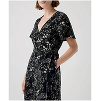Pact Women's Organic Cotton Cafe Crepe Wrap Dress