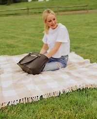 Picnic Time Montecito Picnic Blanket with Harness