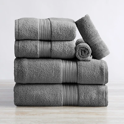 Linery & Co. Quick-Drying Cotton -Piece Bath Towel Set
