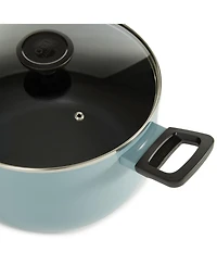 BergHOFF Sage Nonstick Aluminum Stockpot 9.5", 5.9qt. With Glass Lid