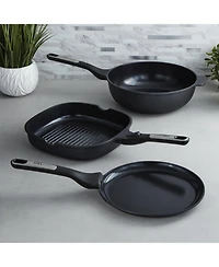 BergHOFF Leo Phantom 3pc Nonstick Ceramic Specialty Cookware Set, Recycled