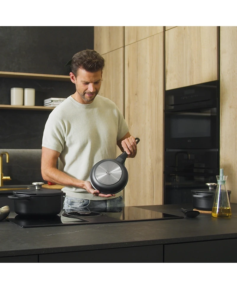 BergHOFF Leo Phantom 3pc Nonstick Ceramic Fry Pan Set, Recycled