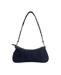 True Religion Studded Horseshoe De True Religion Horseshoe Denim shoulder bag