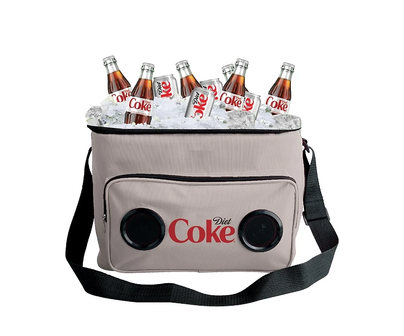 Coca-Cola Insulated Thermal Cooler Bluetooth Speaker Bag