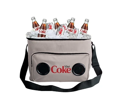 Coca-Cola Insulated Thermal Cooler Bluetooth Speaker Bag