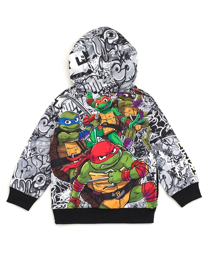 Teenage Mutant Ninja Turtles Boys Fleece Pullover Hoodie to (2T