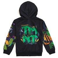 Teenage Mutant Ninja Turtles Boys Fleece Zip Up Cosplay Hoodie to (2T - 10-12)