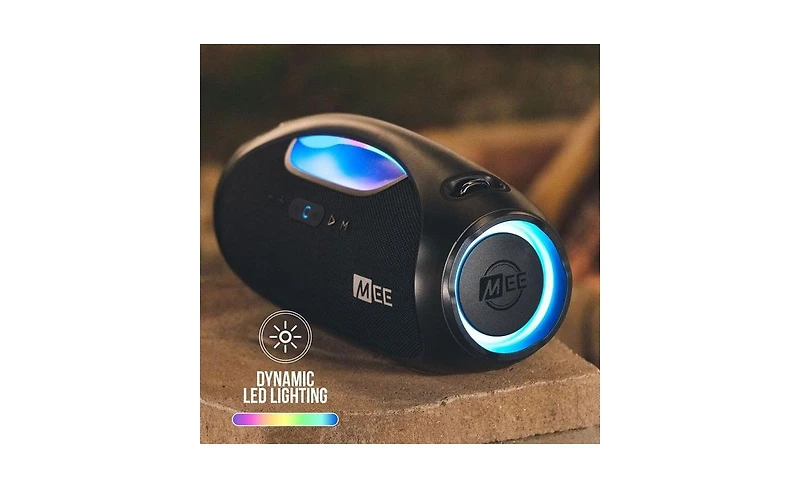Mee audio partySPKR Xl Bluetooth Wireless Speaker w/ Dynamic Led Lighting