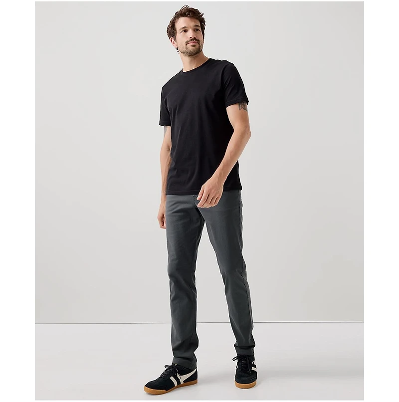 Pact Men's Organic Cotton Stretch Twill Denim 5-Pocket Pant - 34" Inseam