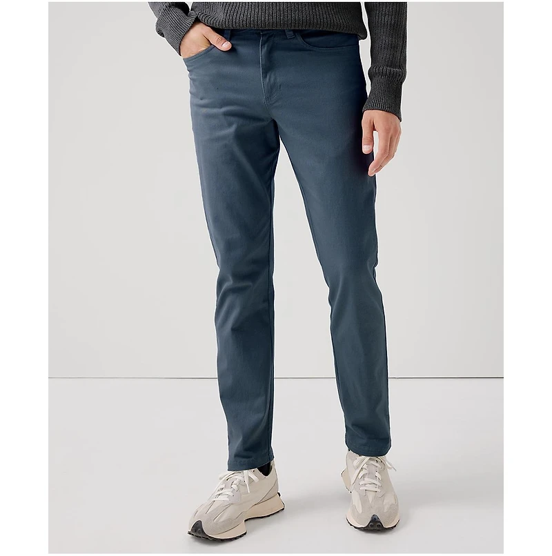 Pact Men's Organic Cotton Stretch Twill Denim 5-Pocket Pant - 34" Inseam