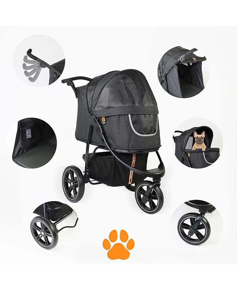 My Duque: Pet 3 Wheel Stroller
