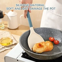 Sugift 20-Piece Silicone Kitchen Utensils Set and Knives Set with Block
