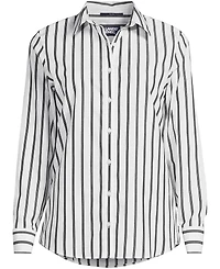 Lands' End Women's No Iron Button Front Shirt