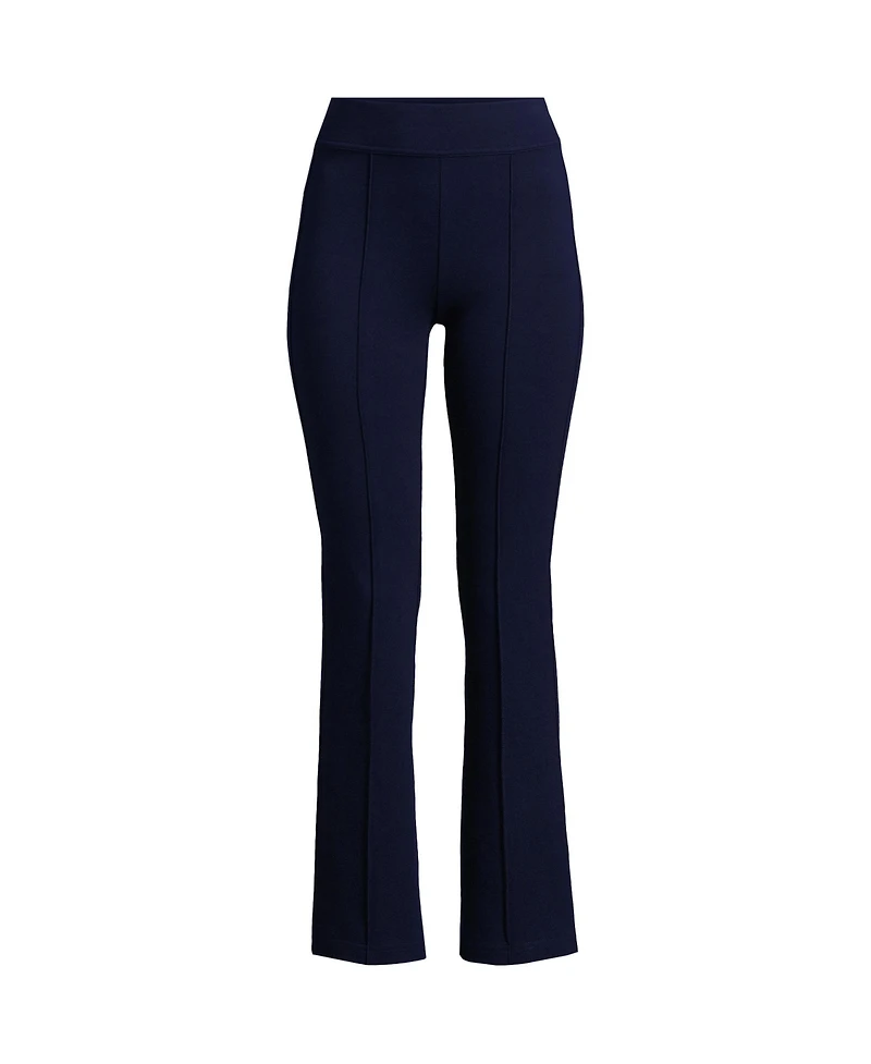Lands' End Plus Starfish High Rise Kick Flare Crop Pants