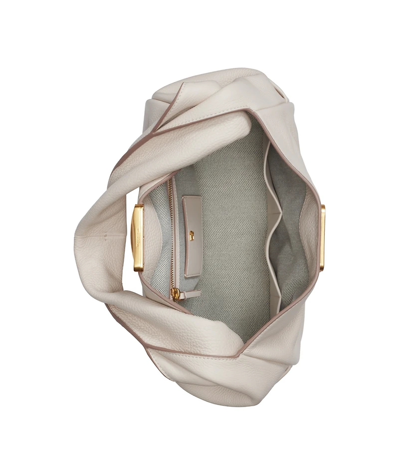 Donna Karan New York Amagansett Soft-Rolled Leather Shoulder with Sculpted Magnet Closure