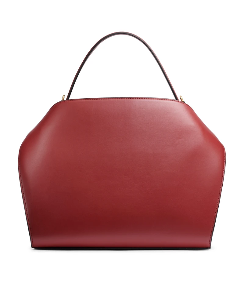Donna Karan New York Plandome Chain Top Handle Leather Satchel