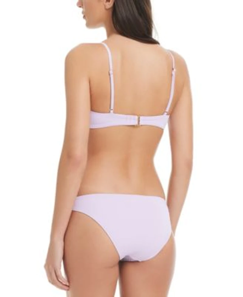 Red Carter Womens Straight Bikini Top Bikini Bottoms