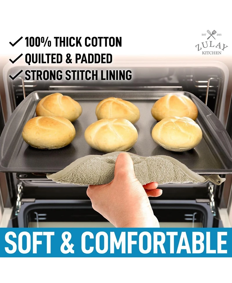 1-Pack Pot Holders for Kitchen Heat Resistant Cotton