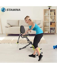 Stamina Products Stamina Wonder Stationary Portable Magnetic Resistance Training Exercise Bike