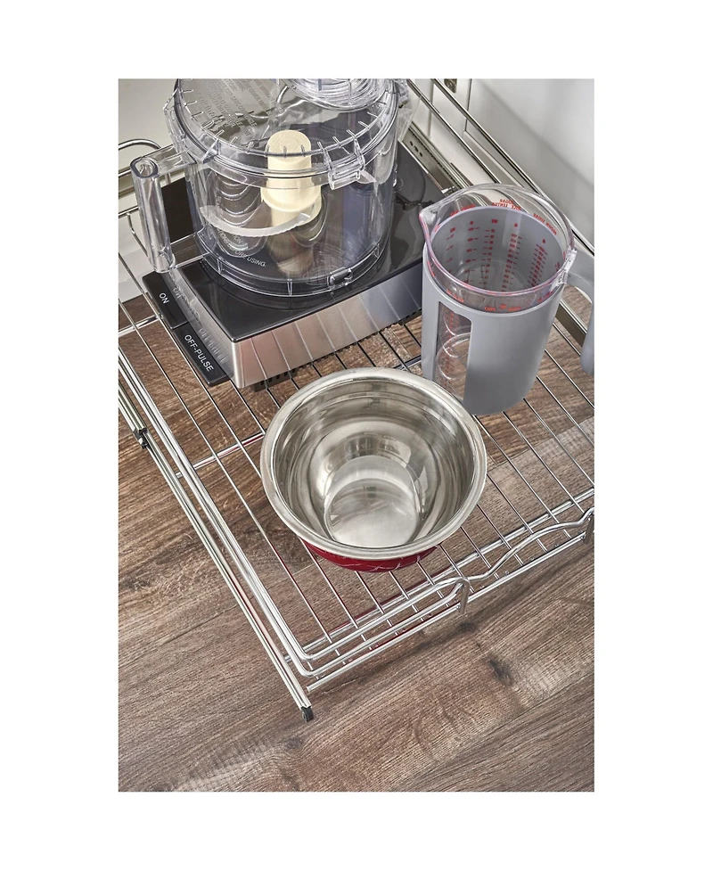 Rev-a-Shelf Kitchen Cabinet Pullout Shelf Organizer, 24 x 22 In, 5WB1-2422CR-1
