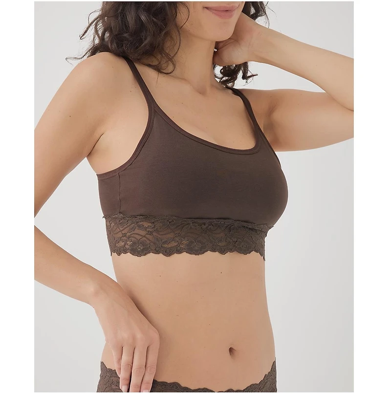 Pact Women's Lace Smooth Cup Bralette