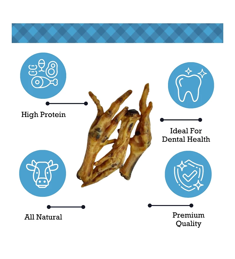 Country Living Chicken Feet Dog Treats