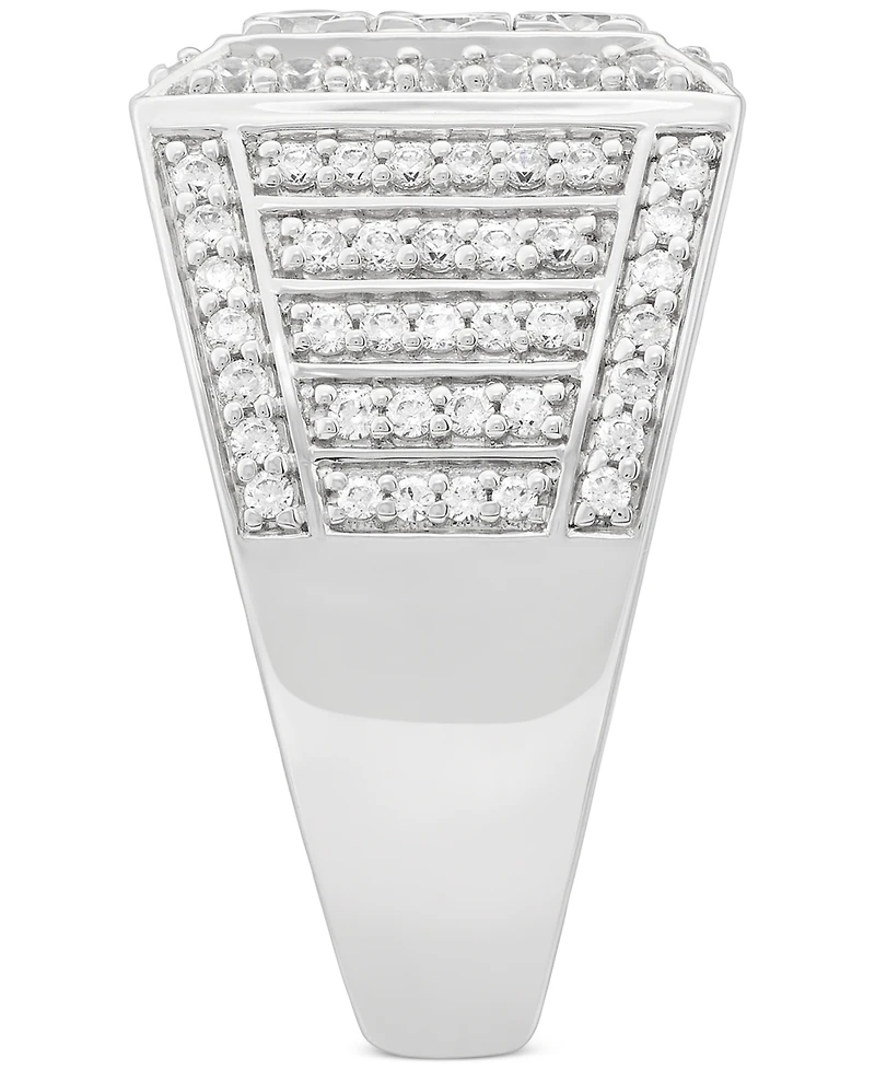 Grown With Love Men's Lab Grown Diamond Square Cluster Ring (2 ct. t.w.) in 10k Gold