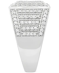 Grown With Love Men's Lab Grown Diamond Square Cluster Ring (2 ct. t.w.) in 10k Gold