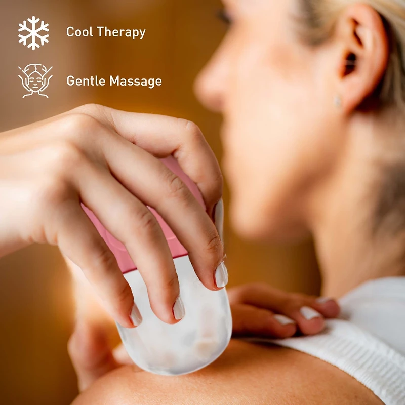 Ultimate Glow Duo: Ice Facial Roller & Dual-Sided Cleansing Brush for Radiant Skin