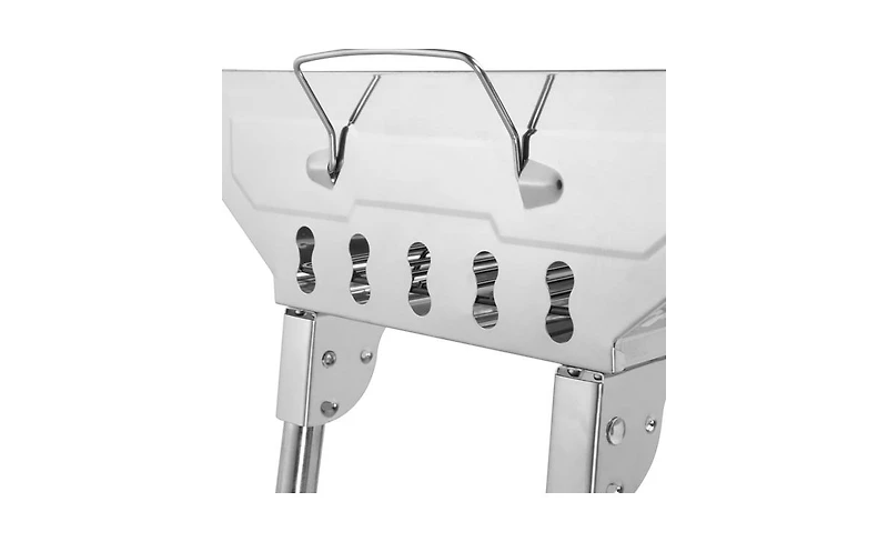 Slickblue Portable Stainless Steel Bbq Grill for Outdoor Cooking