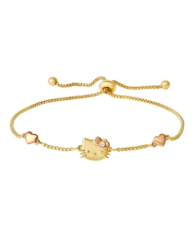 Hello Kitty Sanrio Pink Heart Adjustable Lariat Bracelet