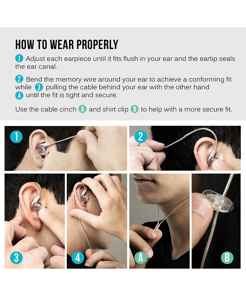 Mee audio M6 Pro Noise-Isolating Musician's In-Ear Monitors