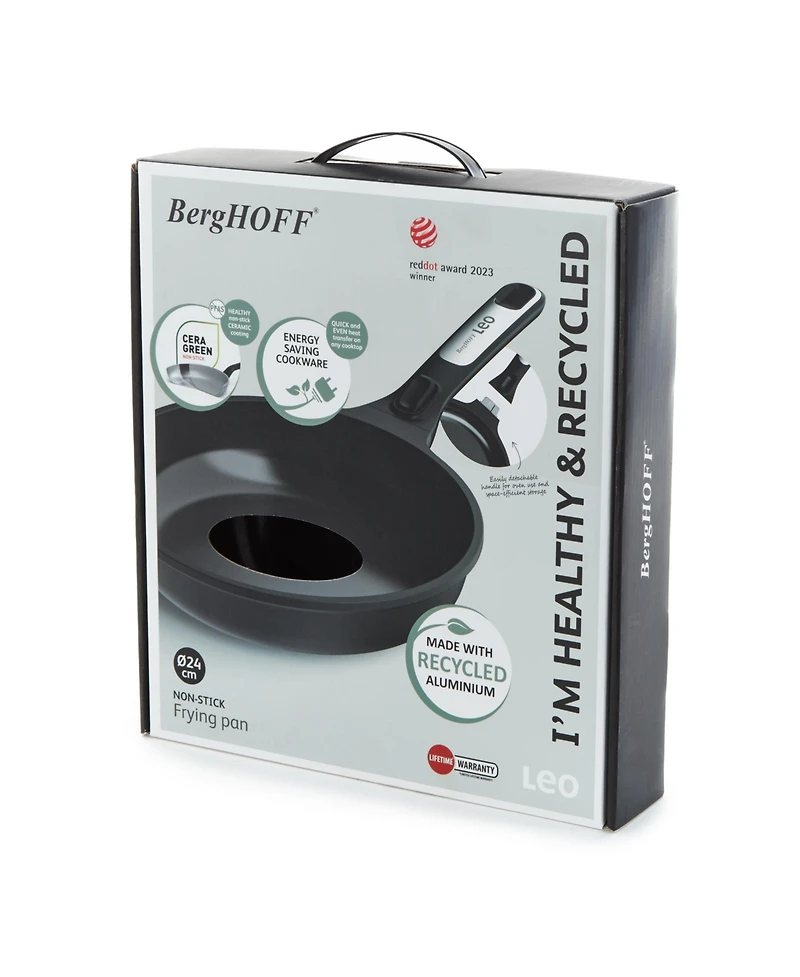 BergHOFF Leo Phantom Nonstick Ceramic 9.5" Frying Pan, Recycled