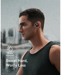 Baseus True Wireless Earbuds Bluetooth 5.3 Open Ear Headphones Sport Earphones,Eli Fit White