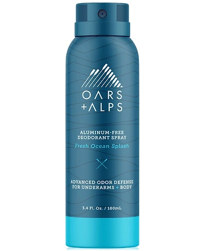 Oars + Alps Fresh Ocean Splash Deodorant Spray, 3.4 oz.