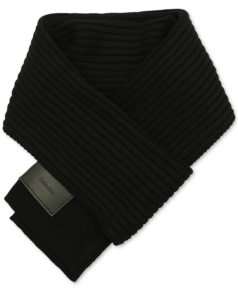 Calvin Klein Men's Mixed Stitch Scarf