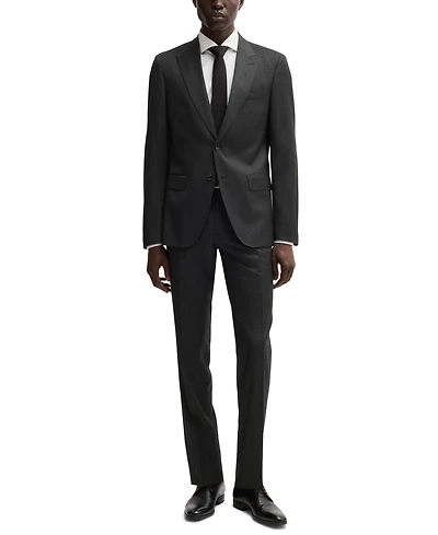 Boss by Hugo Boss Men's Micro-Patterned Slim-Fit Suit
