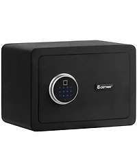 Fingerprint Safe Box Security Box w/Inner Led Light Store Cash Jewelry Guns