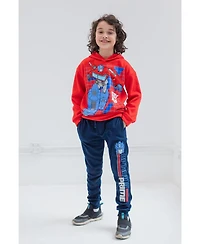 Transformers Boys Fleece Pullover Hoodie and Jogger Pants Outfit Set