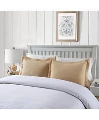 MarCielo 2 Pcs Embroidered Pillow Shams-King