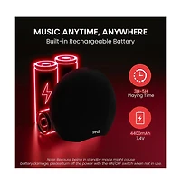 Pyle Dual 3” Portable Waterproof Bluetooth Speaker With Wireless Microphone & Remote, 280 Watt