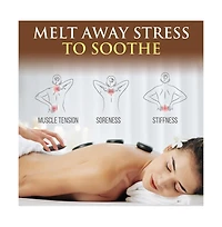 SereneLife Portable Hot Stone Massage System With Digital Temperature Controller